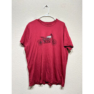 Indian Motorcycle T Shirt Red XL Made in USA